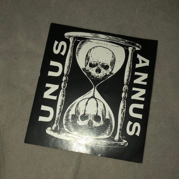 Official Unus Annus sticker came in packages with shirt merch - Picture 1 of 2